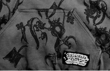 Load image into Gallery viewer, SQUIRREL GLIDER UNISEX HOODIE in Midnight Black