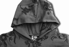 Load image into Gallery viewer, SQUIRREL GLIDER UNISEX HOODIE in Midnight Black