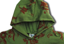 Load image into Gallery viewer, SQUIRREL GLIDER UNISEX HOODIE in Equinox Green
