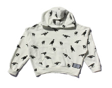 Load image into Gallery viewer, ADULT MAGPIE UNISEX HOODIE in White