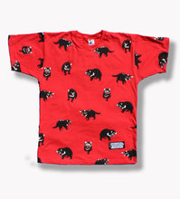 Load image into Gallery viewer, CLASSIC 80’s CUT UNISEX T-SHIRT Tasmanian Devil in Mars Red