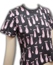 Load image into Gallery viewer, FLYING FOX FRUIT BAT WOMENS SMALL CROPPED T-SHIRT in Dark Adaptation
